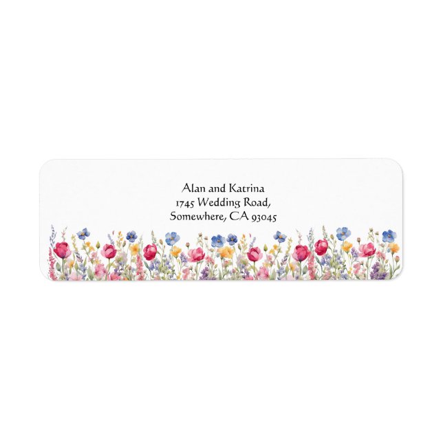 Colourful Garden Boho Wildflowers (Front)