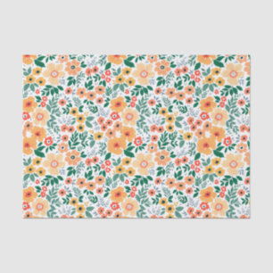 Colourful Garden Bouquet Pattern Tissue Paper
