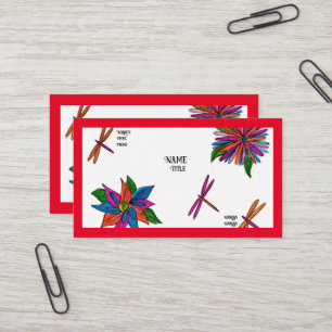 Colourful Garden Business Cards