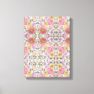 Colourful Garden Canvas Print