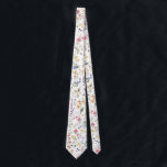 Colourful Garden Flowers Wildflower Spring Meadow Tie<br><div class="desc">Beautiful boho-inspired design featuring cheerful watercolor wildflowers in various shades of blush,  pink,  lavender,  yellow,  blue and green.</div>