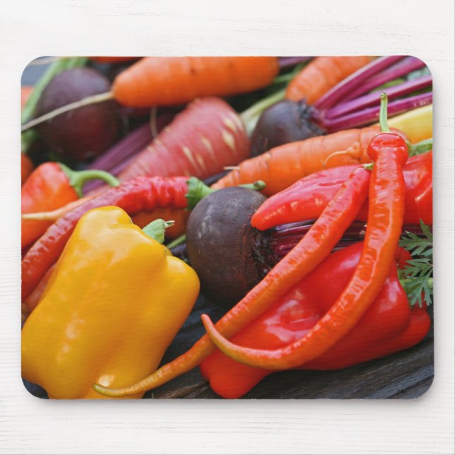 Colourful Garden Harvest Mousepad (Front)