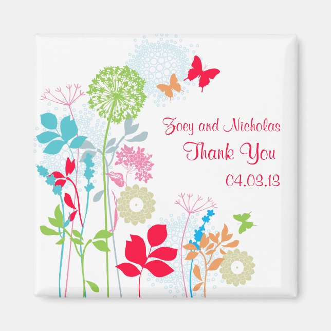 Colourful Garden Magnet (Front)