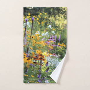 Colourful Gardens Along the Pathways! Hand Towel