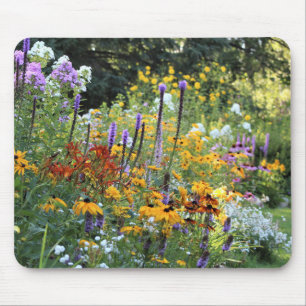 Colourful Gardens Along the Pathways Mouse Pad