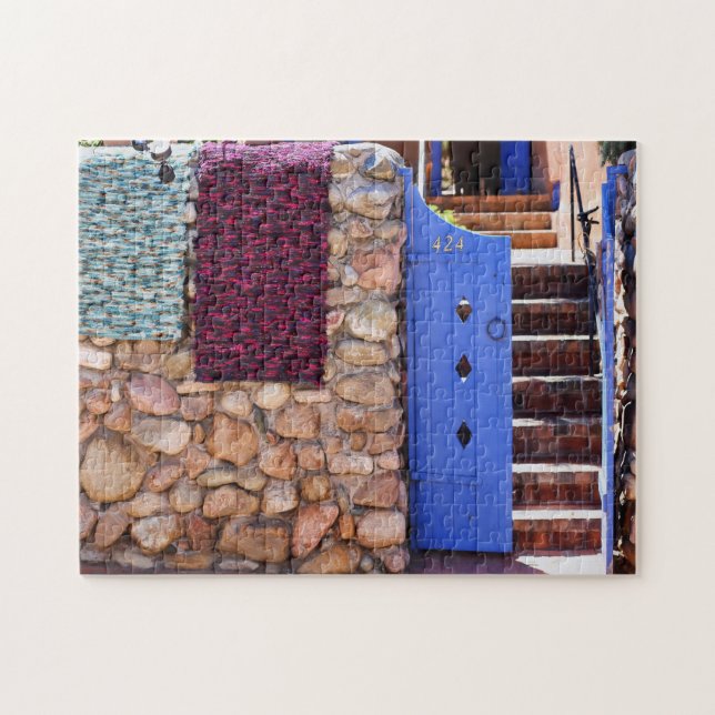 Colourful Gate Way Santa Fe New Mexico. Jigsaw Puzzle (Horizontal)