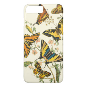 Colourful Gathering of Butterflies and Caterpillar iPhone 8 Plus/7 Plus Case