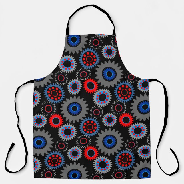 Colourful Gears Apron (Front)