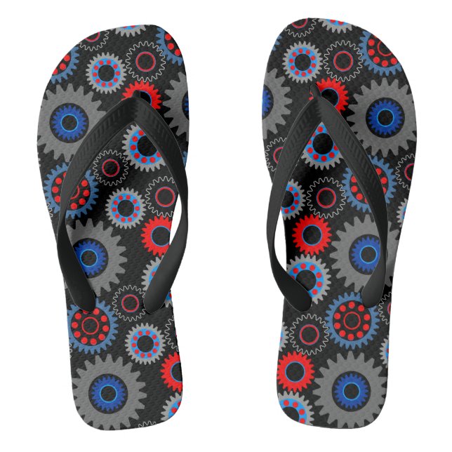 Colourful Gears Jandals (Footbed)
