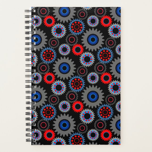 Colourful Gears Planner (Front)