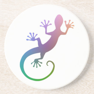 Colourful Gecko Coaster