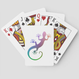 Colourful Gecko Playing Cards