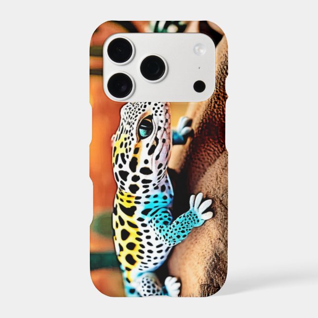 Colourful Gecko Rocks Design (Back)