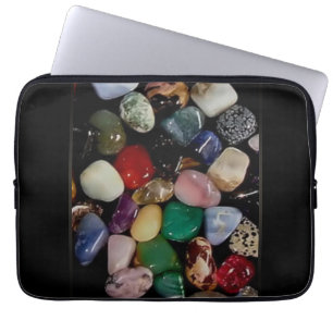Colourful Gem Stones Laptop Sleeve