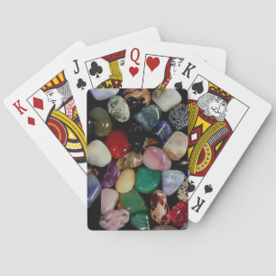 Colourful Gem Stones Playing Cards