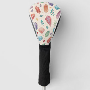 Colourful Gemstone Pattern (2) Golf Head Cover