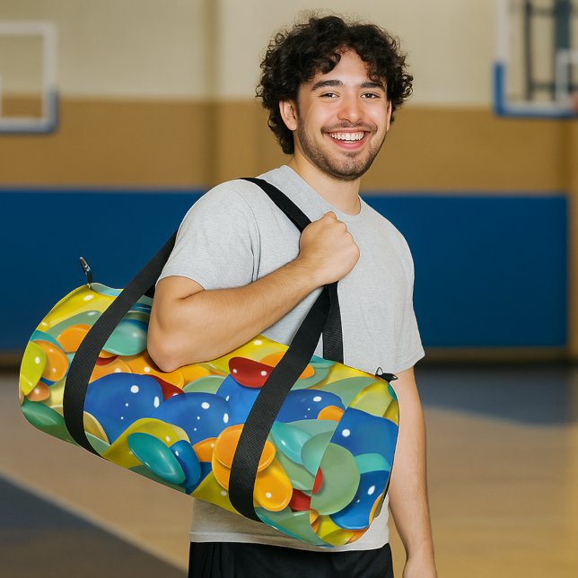 Colourful gemstones    duffle bag (Creator Uploaded)