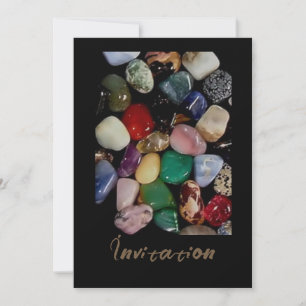 Colourful Gemstones  Invitation