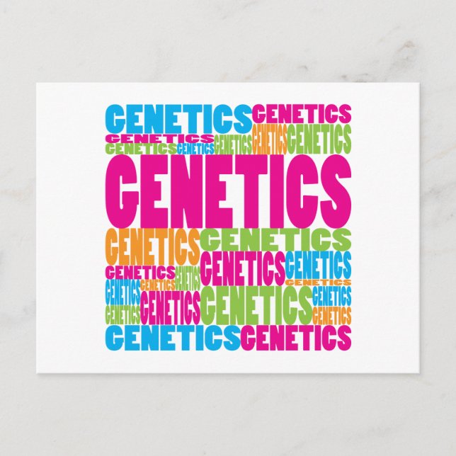 Colourful Genetics Postcard (Front)