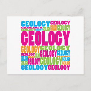 Colourful Geology Postcard
