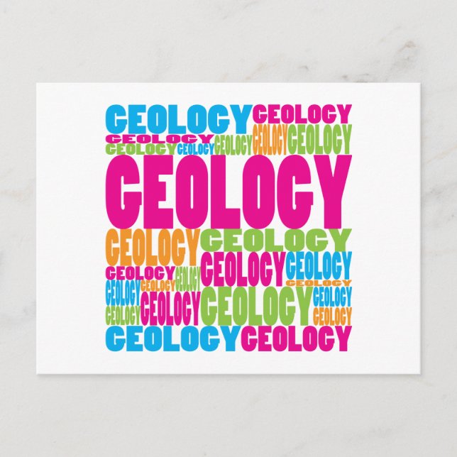 Colourful Geology Postcard (Front)