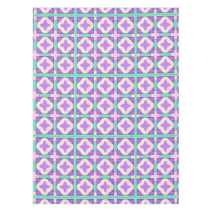 Colourful Geometric Abstract Art Tablecloth