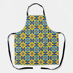 Colourful Geometric Abstract Design Apron