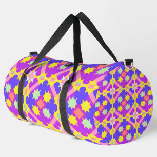 🎨 Colourful Geometric Abstract For Travel Style Duffle Bag