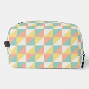 Colourful Geometric Abstract Triangle Pattern Dopp Kit