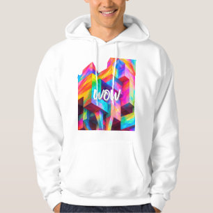 Colourful Geometric Abstract Vibrant Mode Hoodie
