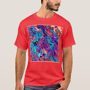 Colourful Geometric Abstractions Pattern T-Shirt
