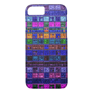 Colourful Geometric Burlap Rustic #11 Case-Mate iPhone Case