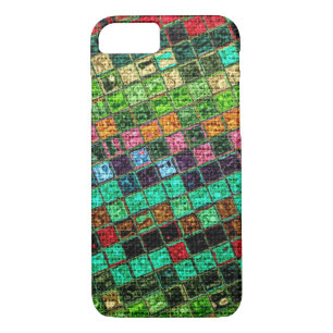 Colourful Geometric Burlap Rustic #15 Case-Mate iPhone Case