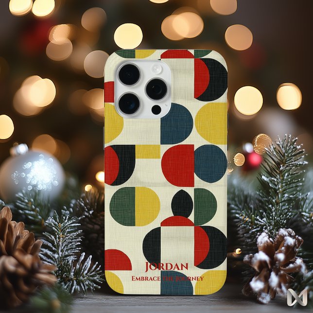 Colourful Geometric Circles – Mid-Century Modern Case-Mate iPhone Case (Creator Uploaded)