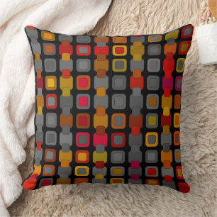 colourful geometric cushion