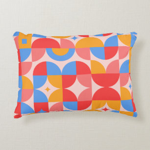 Colourful Geometric Decorative Cushion