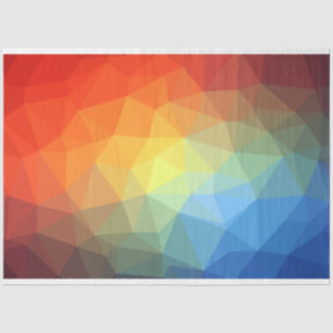 Colourful Geometric Decoupage Background Tissue Paper