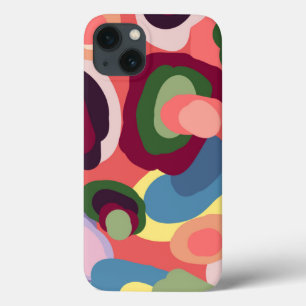 Colourful Geometric Design iPhone 13 Case