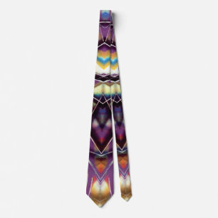 Colourful Geometric Design Tie