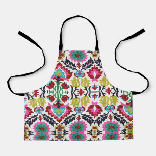 Colourful Geometric Floral Pattern Bright Pattern Apron