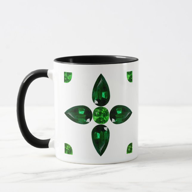 Colourful Geometric Forms Mug (Left)