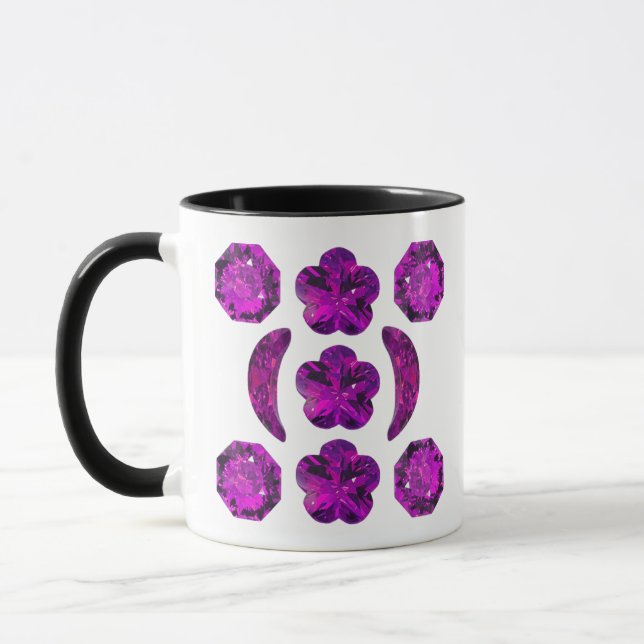 Colourful Geometric Forms Mug (Left)