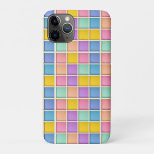 Colourful Geometric Grid Panel Case-Mate iPhone Case