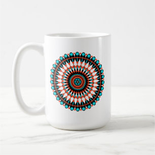 Colourful Geometric Mandala Art-46456 Coffee Mug