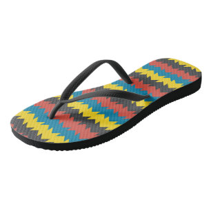 Colourful Geometric Pair of Flip Flops