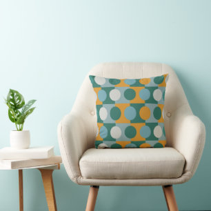 Colourful Geometric Pattern Cushion