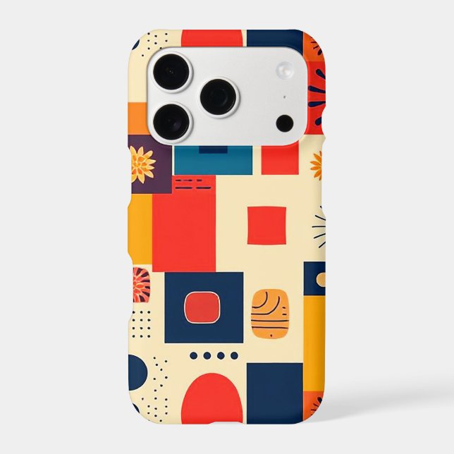 Colourful Geometric Pattern Everyday Grip (Back)