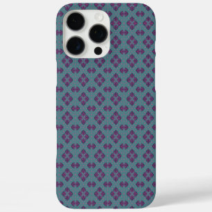 Colourful Geometric Pattern in Classic Retro Style iPhone 16 Pro Max Case