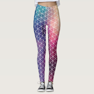 Colourful Geometric Pattern Leggings