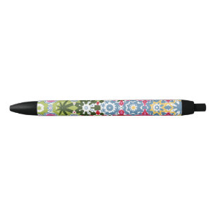 Colourful Geometric Pattern Pen